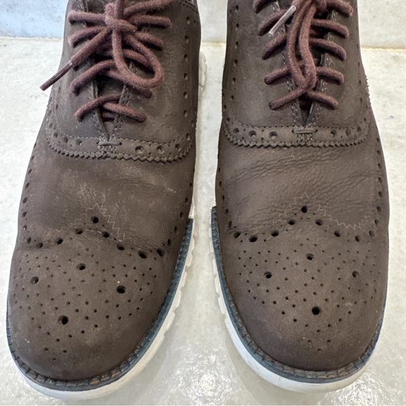 Cole Haan gran OS Men\'s Brown Wingtip Derby with Lightweight White Sole main image 6